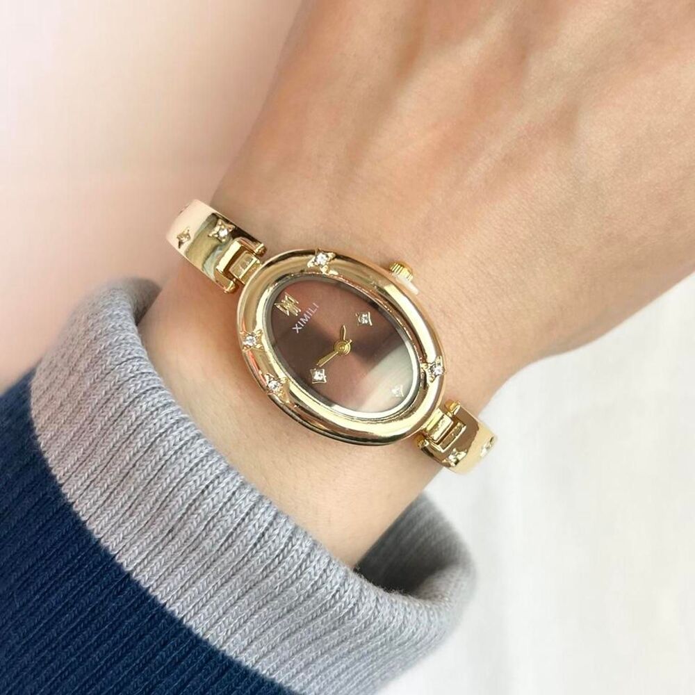 Vintage Inspired Luxury Gold Tone Watch